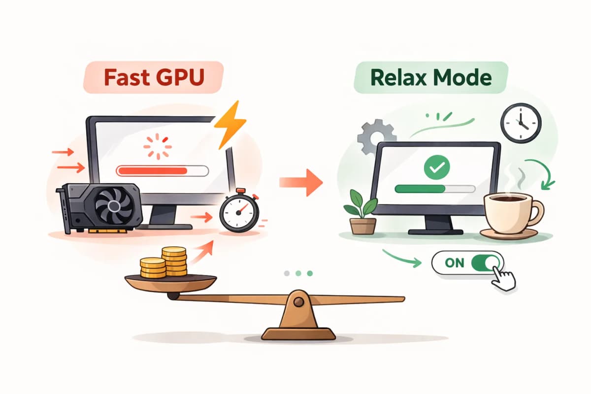 미드저니 요금제 , FAST GPU vs Relax Mode