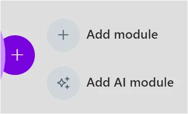 Make AI 모듈 추가 화면