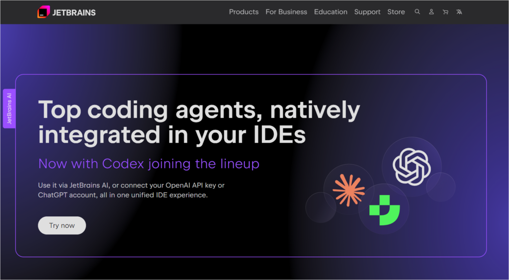 젯브레인스 ai 웹사이트