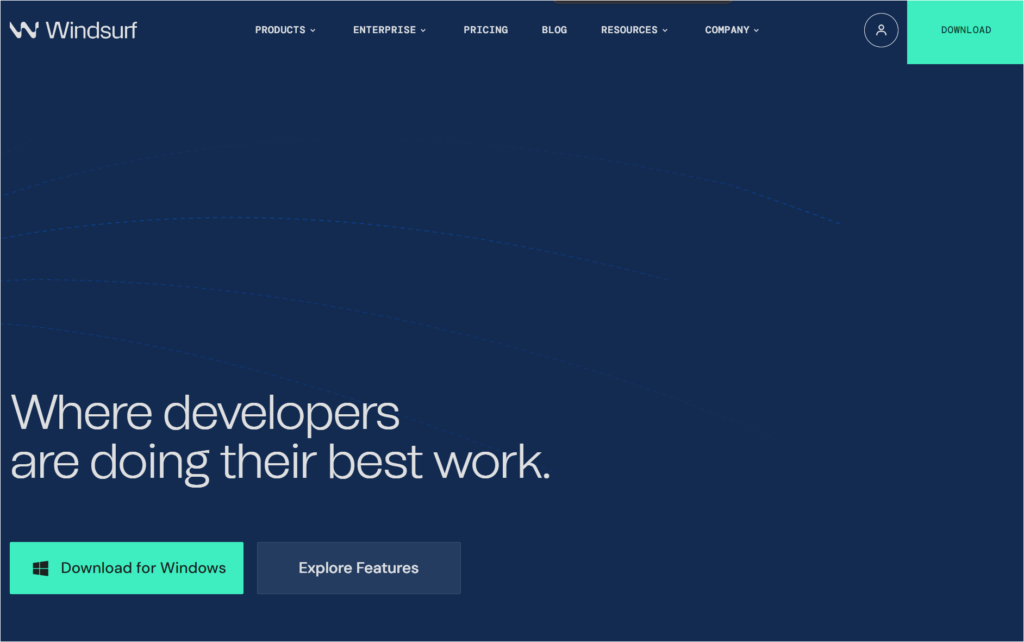 윈드서프 ai 웹사이트