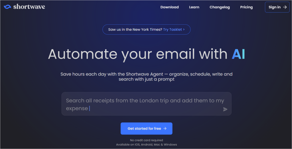 shortwave ai website
