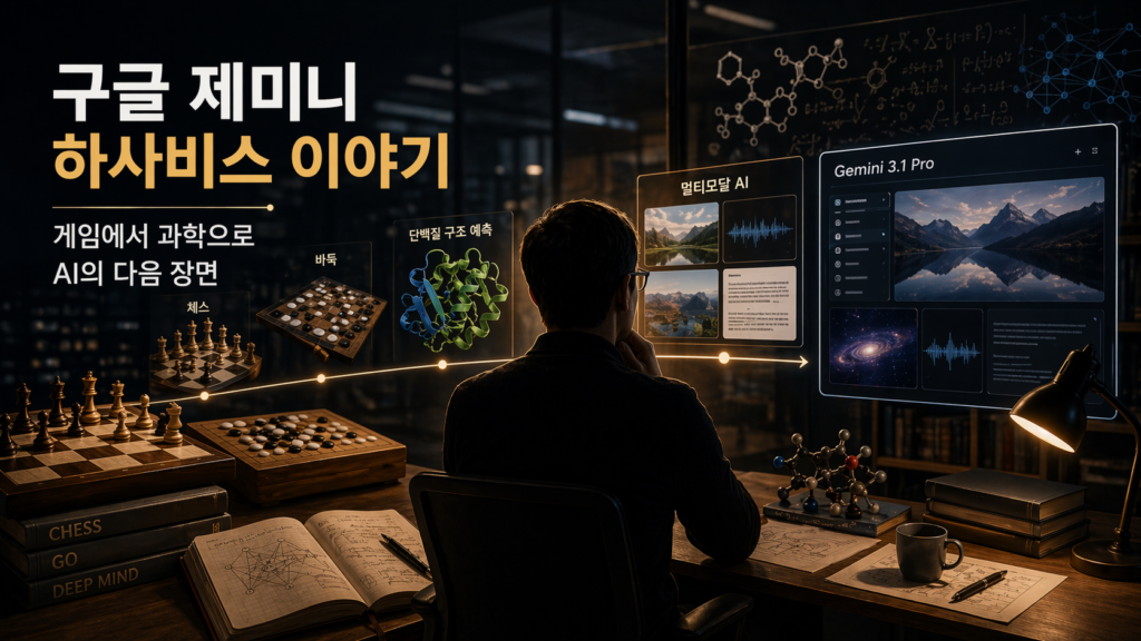 구글 제미니와 하사비스 이야기, 체스·바둑·단백질·Gemini 3.1 Pro를 연결한 영화적 히어로